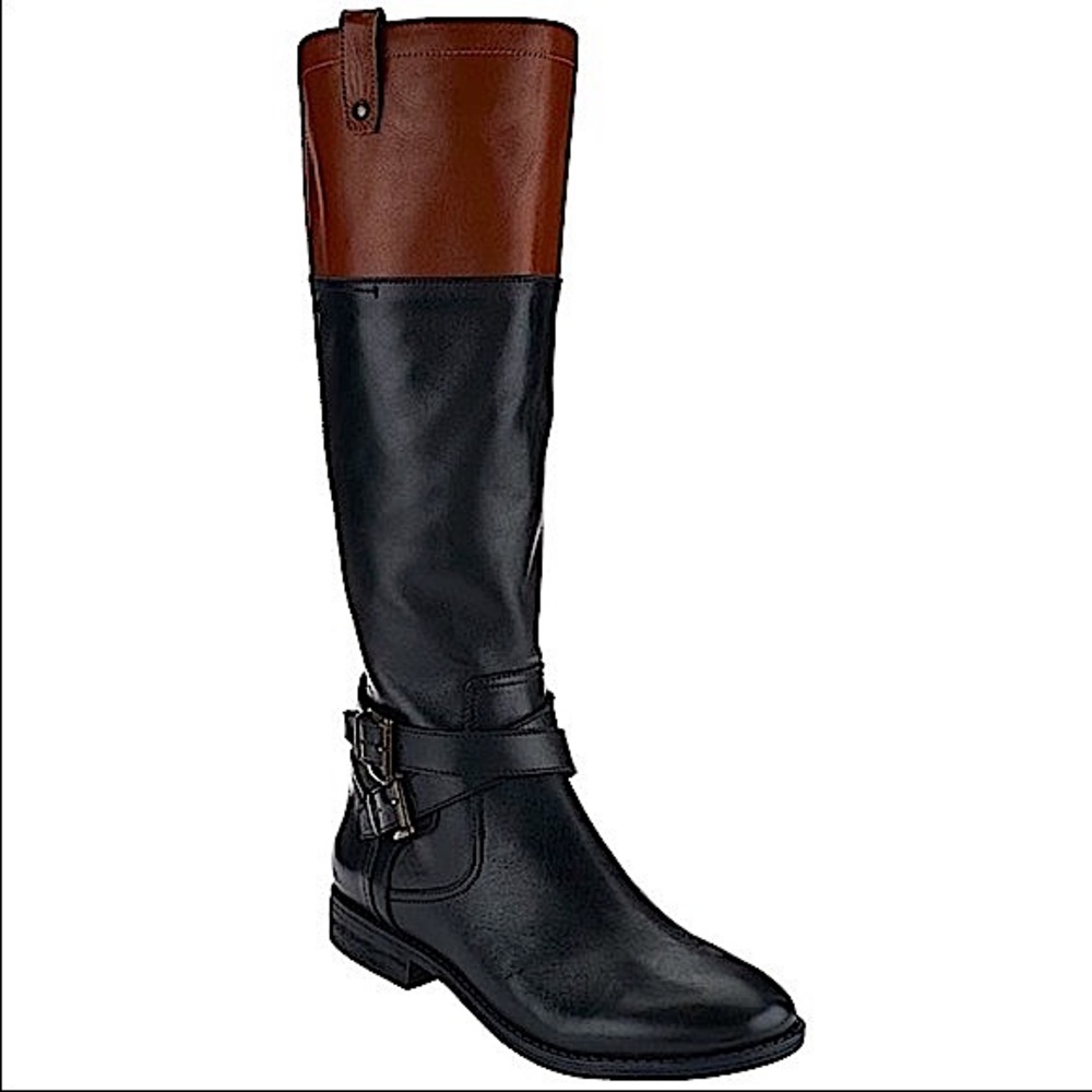 MARC FISHER MED CALF RIDING BOOTS AUDREY